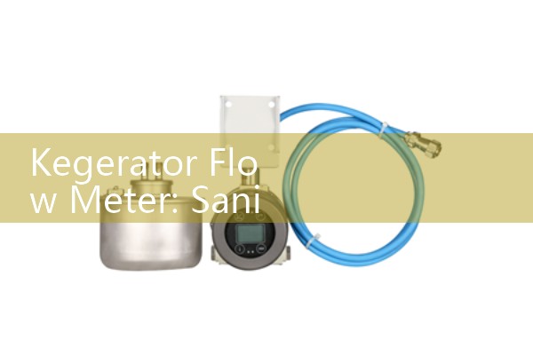 Kegerator Flow Meter: Sanitary Beverage Line Draft Beer Counter Gauges