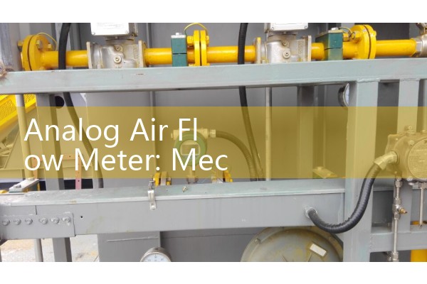 Analog Air Flow Meter: Mechanical Dial Display Gas Ventilation Velocity Indicators